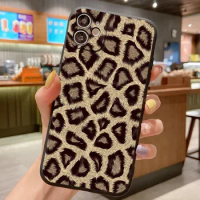 Pattern Case For Samsung Galaxy S24 S23 S21 S20 S22 FE Ultra 5G S10 S9 S8 S10E Plus Lite Leopard Silicone Shockproof Cover