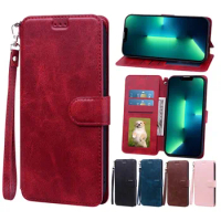 Leather Wallet Flip Phone Case For OPPO Reno6 Pro Plus Reno5 Pro Reno4 Z Reno3 Card Holder Magnetic Shockproof Back Cover Funda
