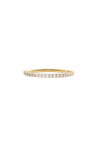Daniel Wellington Mirelle Eternity Ring 1.4mm Gold Unisex Ring for women and men stainless steel cry