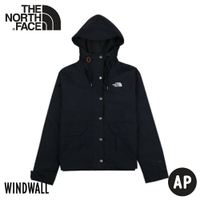 【The North Face 女 WIND 防風外套《深藍》】4NEY/風衣/休閒外套/連帽夾克