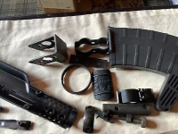 Vintage gunsmith lot parts covers mounts shotgun rifle part tactical etc