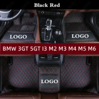 Custom Made Car Floor Mats for BMW 3GT 5GT I3 M2 M3 M4 M5 M6 Leather Personalized Foot Mat All Weather Automotive Carpet Pad