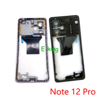 For Xiaomi Redmi Note 10 11 12 Pro 4G 5G Front Housing Middle Frame Bezel Plate Cover