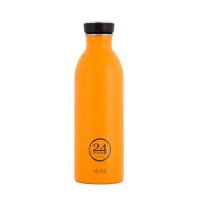 義大利 24Bottles 輕量冷水瓶 500ml - 極致橙