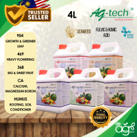 4L Ag-Tech Ag Leader 954 469 368 Ca Humus Foliar Foliar Durian Tree Fertilizer |   Seaweed Amino NPK