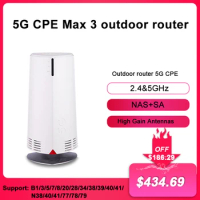 Unlock 5G CPE Max 3 Outdoor router mesh wifi 6 modem NSA+SA TDD: N38/40/41/77/78/79 FDD:N1/3/7/8/20/28/71 router 5g sim card