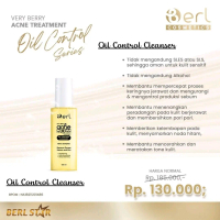 B ERL OIL CONTROL CLEANSER ACNE | B ERL | B ERL COSMETICS | PEMBERSIH WAJAH | ACNE CLEANSER Membersi