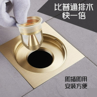 全銅磁懸浮地漏防臭芯衛生間下水道廁所硅膠內芯密封防反味防反水