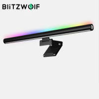 RGB Colorful Gaming Monitor Hanging Light Bar 2700-6500K Adjustable Temperature Brightness Touch Control for Apple/HP Computer