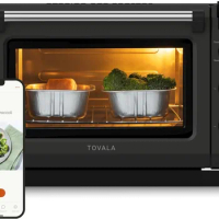 Smart Oven Pro, 6-in-1 Countertop Convection Oven - Steam, Toast, Air Fry, Bake, Broil, and Reheat - Smartphone Control