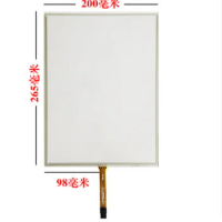 265*200 mm New 12.1 inch 4 wire resistance touch screen
