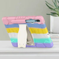 For Samsung Galaxy Tab S6 10.5 2019 T860 T865 T867 SM-T865 Case Heavy Duty Silicon Plastic Kickstand Kids Shockproof Cover Funda