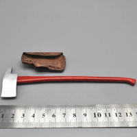Best Sell 1/6th Fireman Fire Axe Holster Field Tools PVC Material Model Can Suit Body Doll Accessories