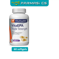 VitaHealth VitaEpa Triple Strength Fish Oil 60 Softgels EXP:10/2026 [ Vita Health EPA DHA Farmasi CS