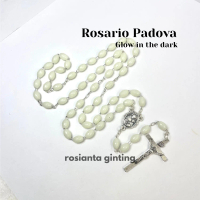Rosario Padova Glow in the dark Rosario Katolik Glow in The Dark Biji Resin β Rosario Doa Menyala da