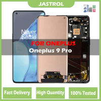 6.7" Original AMOLED Display For OnePlus 9 Pro LCD Touch Screen Digitizer Assembly Replacement Parts LCD With Frame