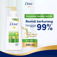 DOVE SHAMPOO TOTAL HAIR FALL TREATMENT  DOVE SHAMPOO RAMBUT ANTI RAMBUT RONTOK - 680ML BOTOL,900ML P