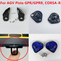 หมวกกันน็อค Visor ฐานกลไก Visera ล็อคสำหรับ AGV PISTA GPR, PISTA GPRR, CORSA R Viseira Capacete De Moto อุปกรณ์เสริมชิ้นส่วน