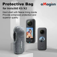 For Insta360 X3 ONE X2 360 Edition Action Camera Carrying Case Shockproof Anti-drop Storage Travel Bag Accessories