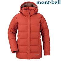 Mont-Bell Travel Down 女款 連帽羽絨外套/長版羽絨外套 1101549 BTSI 橘