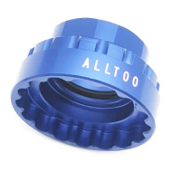 ALLTOO Bicycle 12S Chainring Lock Ring Adapter Removal Tool Chainring Installation Tools for SHIMANO DEORE SLX XT 6100,Blue