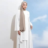Lozy Hijab - Meera Abaya Dress (Gamis Dress Haji dan Umrah Bahan Cooltech Koleksi Raya Lebaran 2026)