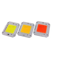 10 PCS 12V 50W 400-840NM/ Warm white /Cool white LED COB chip Integrated Smart IC Driver High Power 