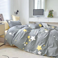 Aussino Kids Twinkle 100% Cotton Fitted Sheet Set / Quilt Cover Set - Elegant, Feminine Design with 