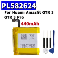 PL582624 New 440mAh PL582624 Battery for Amazfit GTR 3 GTR 3 Pro 3Pro Batteries + Free Tools