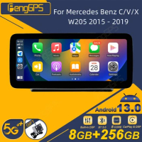 For Mercedes Benz C/V/X W205 2015 - 2019Android Car Radio 2Din Stereo Receiver Autoradio Multimedia Player GPS Navi Head Unit