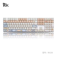 RK108鍵無線藍牙客製化機械鍵盤套件三模RGB全鍵熱拔插麻將音游戲-樂購
