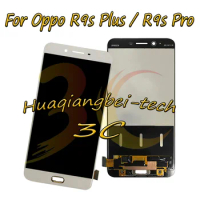 New 6.0'' Black / White For Oppo R9s Plus CPH1611 Full LCD DIsplay +Touch Screen Digitizer Assembly For OPPO R9s Pro 100% Tested