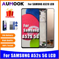 AMOLED Display For Samsung Galaxy A52S 5G LCD Touch Screen Digitizer Replacement Repair Parts for Samsung A52 A52 5G LCD