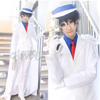 DETECTIVE CONAN Magic Kaito Kid the Phantom Thief Uniforms Cosplay Costume Custom Made