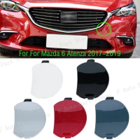 For Mazda 6 Atenza 2017 2018 2019 Car Front Bumper Tow Hook Cover Cap Trailer Hauling Eye Lid