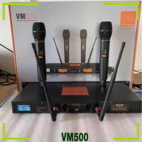 VM500 For JBL wireless microphone one drag two home stage singing KTV microphone VM-500 wireless microphone one drag two