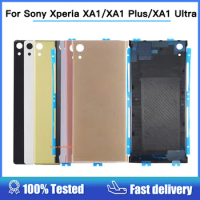For Sony Xperia XA1 Plus Back Battery Cover Rear Door Housing Case Replacement For Sony XA1 Ultra Battery Cover With Adhesive