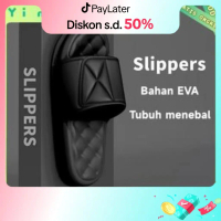 Sandal karet pria dewasa empuk EVA Sendal pria slop terbaru casual EVA cowok remaja murah kekinian a