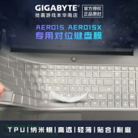 Ultra Thin tpu laptop keyboard cover protector For Gigabyte Aero 15 15X 15P XD v8 v8-BK4 / Aero 15W 15W-BK4 15.6" i5 i7 2021