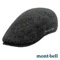 【MONT-BELL】Felt Hunting Cap 保暖羊毛氈狩獵帽.高爾夫帽.鴨舌帽/2108177 HCH 炭灰
