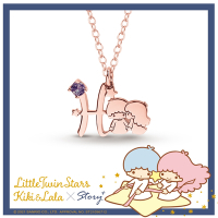 STORY 故事銀飾-KikiLala星座系列-雙子星雙魚座誕生石純銀項鍊-客製品