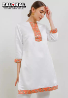 Chanira Festive Collection Chanira Festive Rameen Tunic-White
