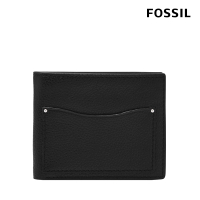 【FOSSIL 官方旗艦館】Anderson 真皮短夾-黑色 ML4577001(禮盒組附鐵盒)