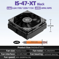 [Trend]ID-COOLING IS-47 XT 4 Heats CPU Processor Air Cooler 92Mm PWM Cooling Fan ITX Radiator For In