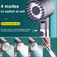 Handheld Shower Head Bathroom Pressurized Massage Shower Head High-Pressure Shower Head