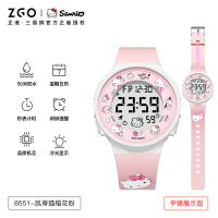 ZGO x Sanrio Yuguosui นาฬิกาสุนัขผู้หญิงนักเรียนสาวเกาหลีกีฬากันน้ำนาฬิกาอิเล็กทรอนิกส์ผู้หญิง
