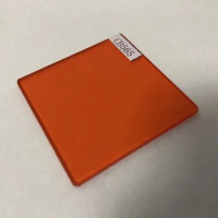 50x50mm square 565nm UV cut IR pass filter orange colored glass CB565