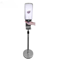 Removable Floor Free Standing Touchless Sensor Automatic Alcohol Gel Hand Sanitizer Liquid Soap Dispenser