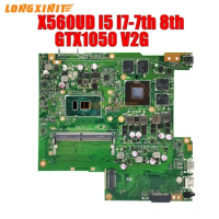 X560UD motherboard For ASUS VivoBook, X560, NX560UD, X560U, X560UD, X560UD, i3 i5 i7 7th/8th.GTX1050 V2G.