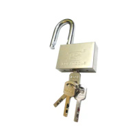SIJIBOSI 60mm Brass Padlock Master Lock With 4pc Keys